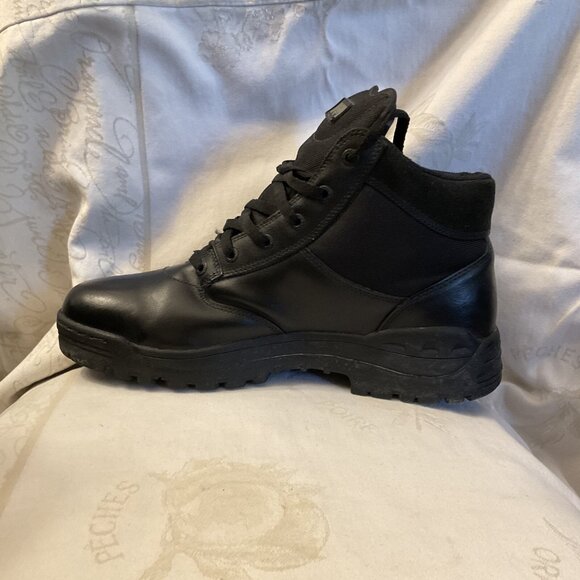 MAGNUM 3D2 STEALTH LEATHER BLACK CAMBRELLE COMFORT LINING MILITARY BOOTS 11.5 Sz - Picture 13 of 15
